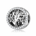Perles Arbre de Vie en argent sterling S925 et zirconiums - Accessoires DIY