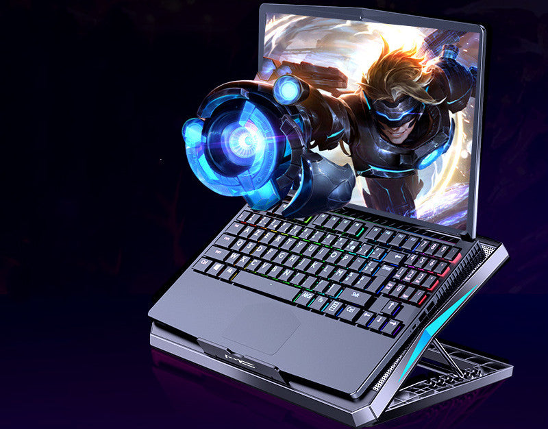 Base de refroidissement pliable pour ordinateur portable et bureau