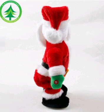 Décorations de Noël, jouets électriques Père Noël, poupées Père Noël musicales Creative Twist