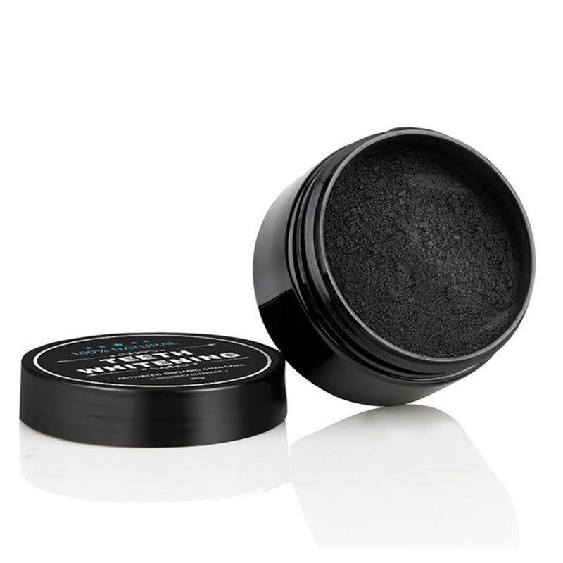 Poudre de charbon pour le blanchiment des dents, charbon actif de noix de coco, poudre de charbon pour le blanchiment des dents, hygiène buccale