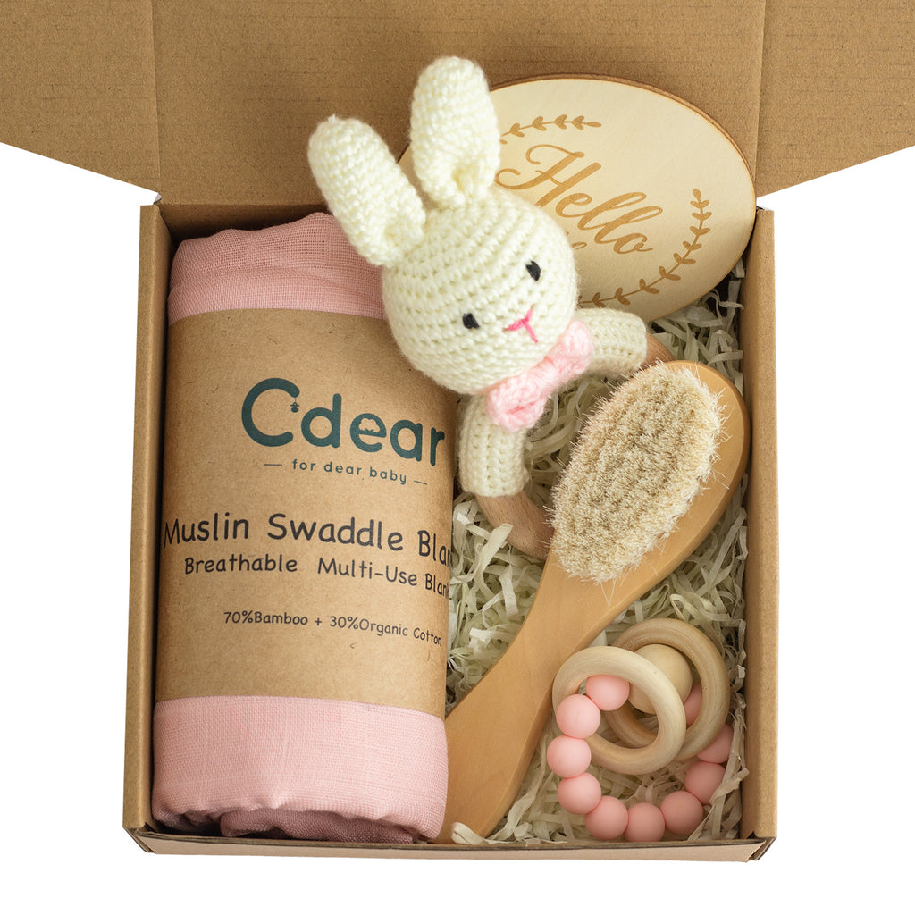 Coffret cadeau de jouets de dentition pour bébé