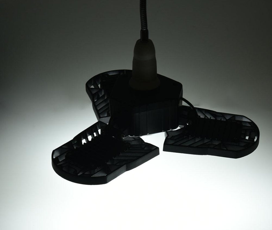 Lampe déformable générale pour garage, éclairage radar, entrepôt, lampe industrielle, éclairage domestique haute intensité