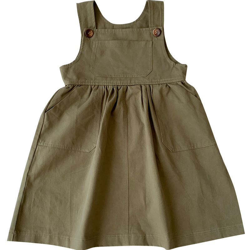 Robe jupe unie pour fille