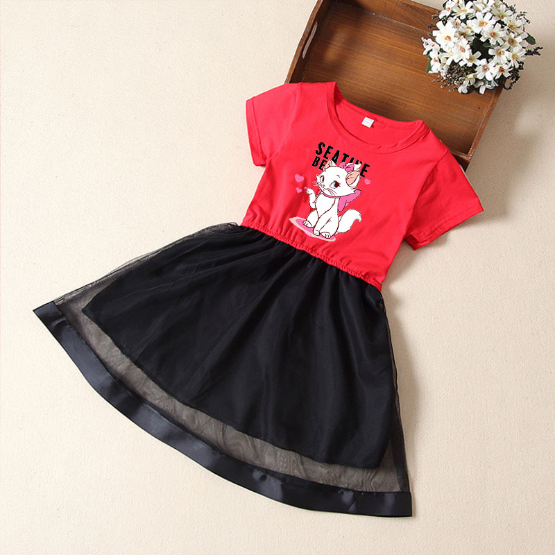 Robe d'été style étranger pour bébé fille à manches courtes