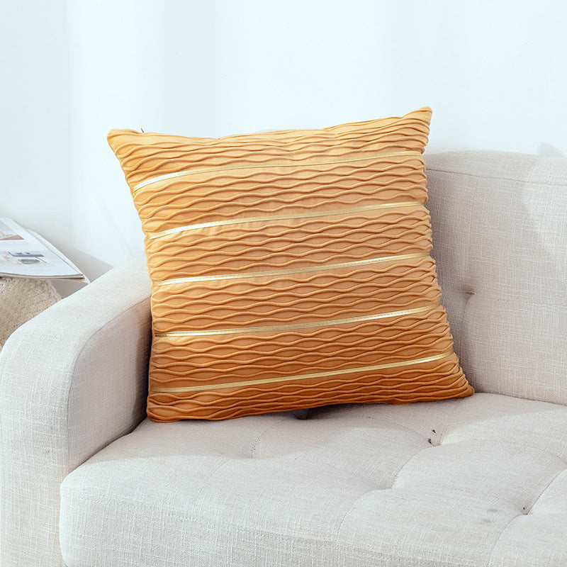 Housse de coussin velours peluche luxe 45x45 cm