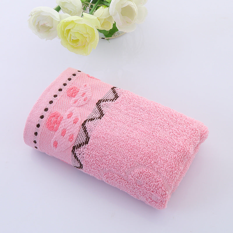 Serviette en coton pour le visage