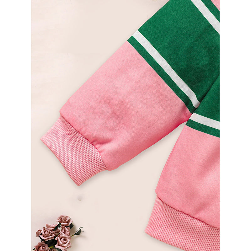 Ensemble 2 pièces fille - Sweat imprimé et jupe plissée