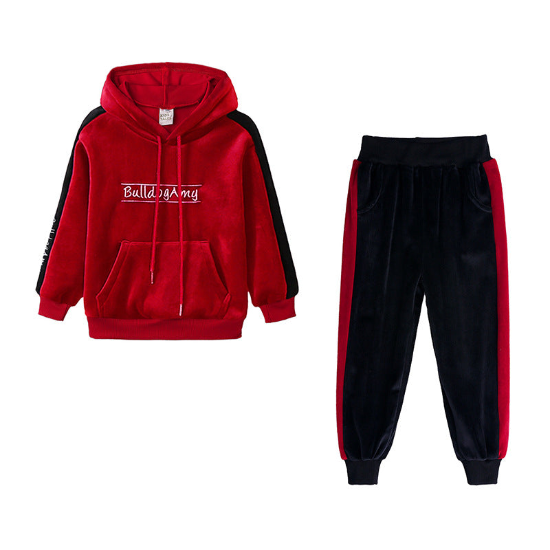 Ensemble de sport deux pièces à manches longues pour filles