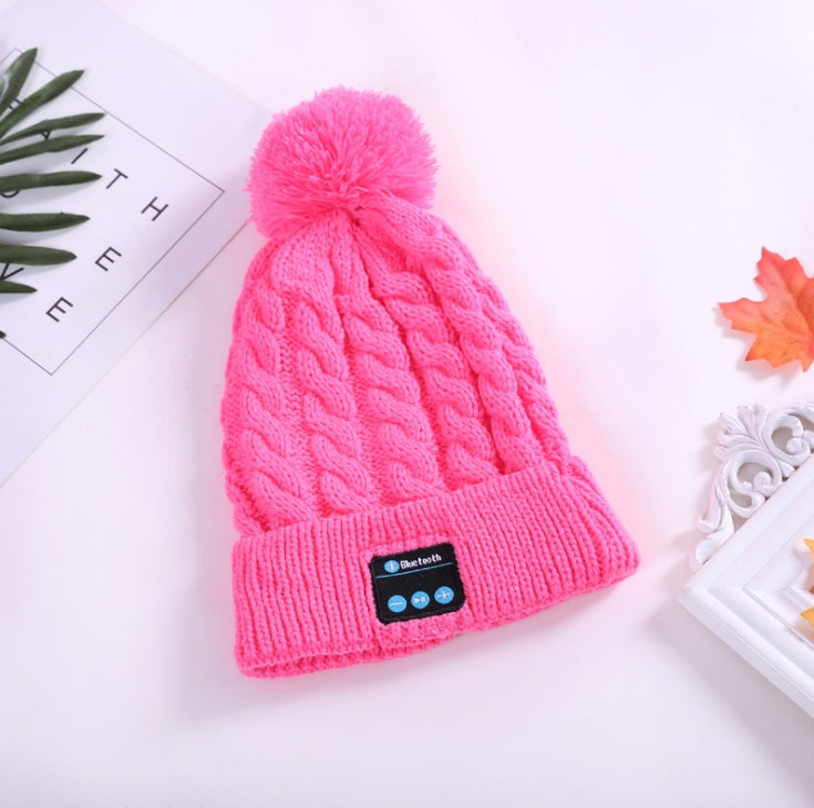 Musique Bluetooth en tricot chaud d'hiver