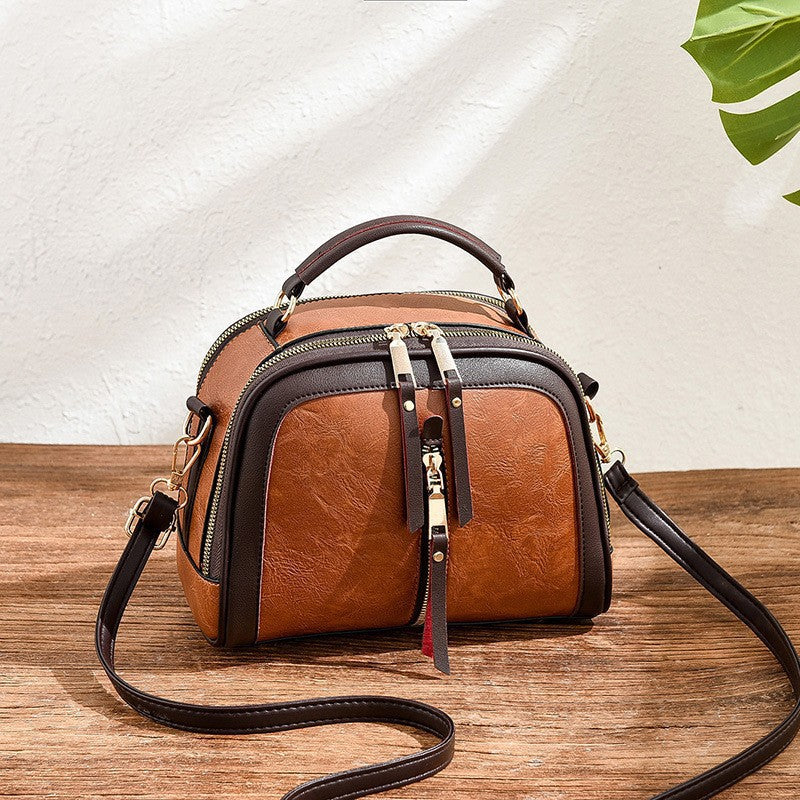 Sac bandoulière tendance et élégant pour femme, style cabas ou sac à main vintage