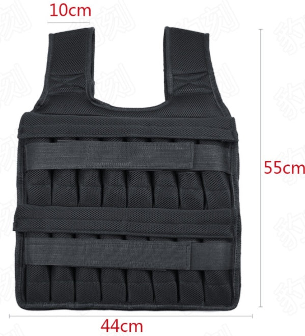 Gilet lesté pour la course à pied et la musculation