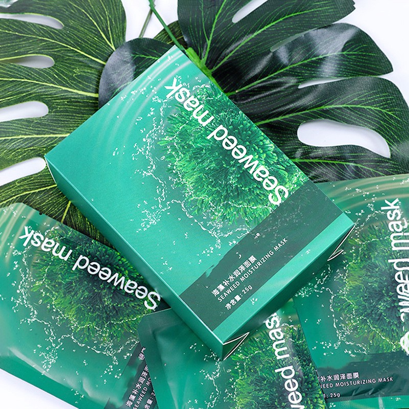 Masque hydratant pour le visage aux algues