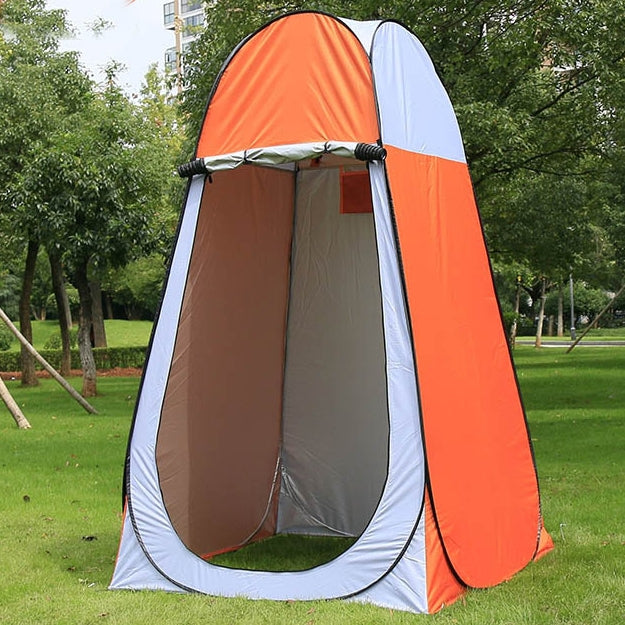 Douche et toilettes portables avec intimité, tente de camping automatique, protection UV, tente de voyage, vestiaire d'extérieur, abri solaire de plage