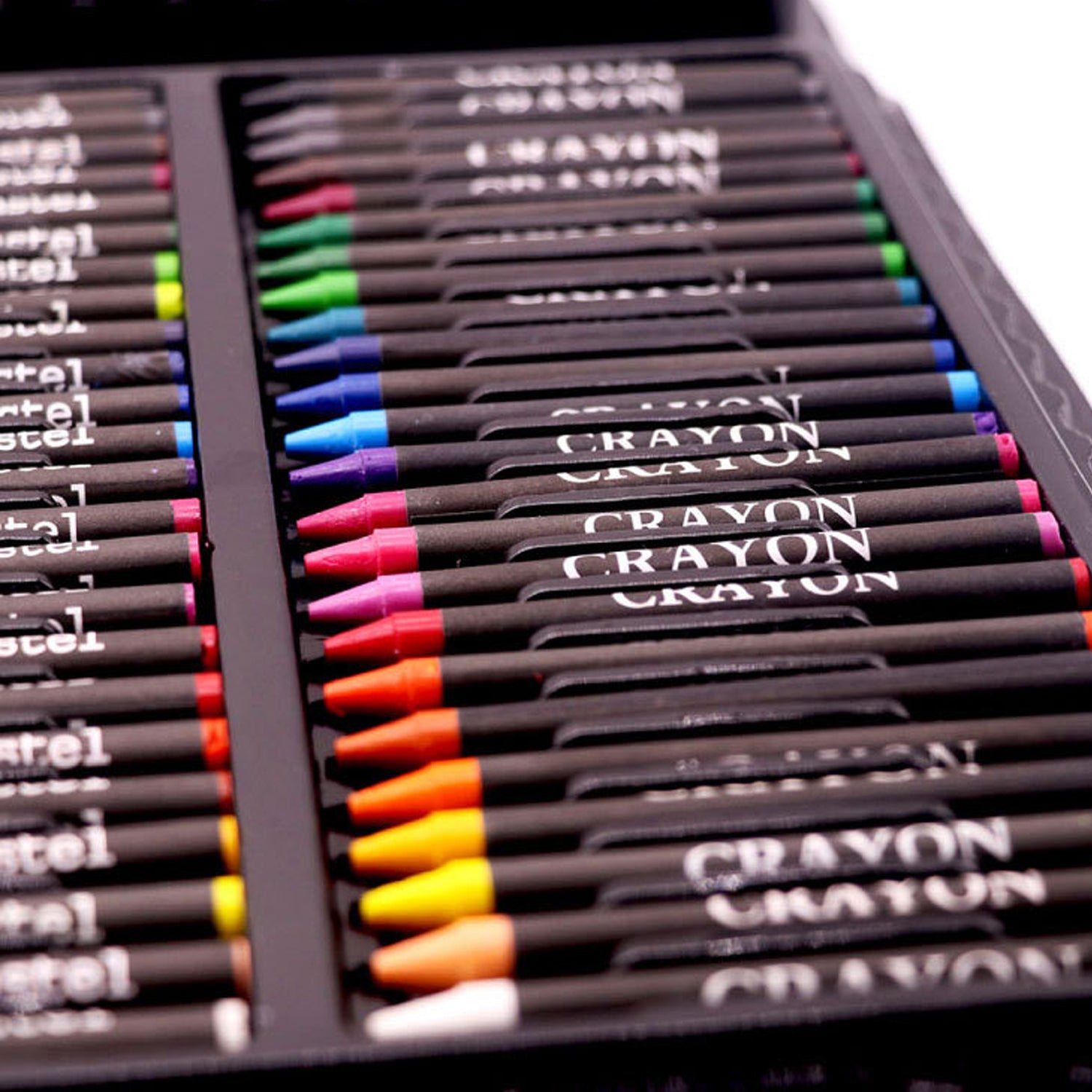 Coffret de peinture, fournitures scolaires, ensemble de pinceaux, coffret de pastels à l'huile, ensemble de stylos aquarelle