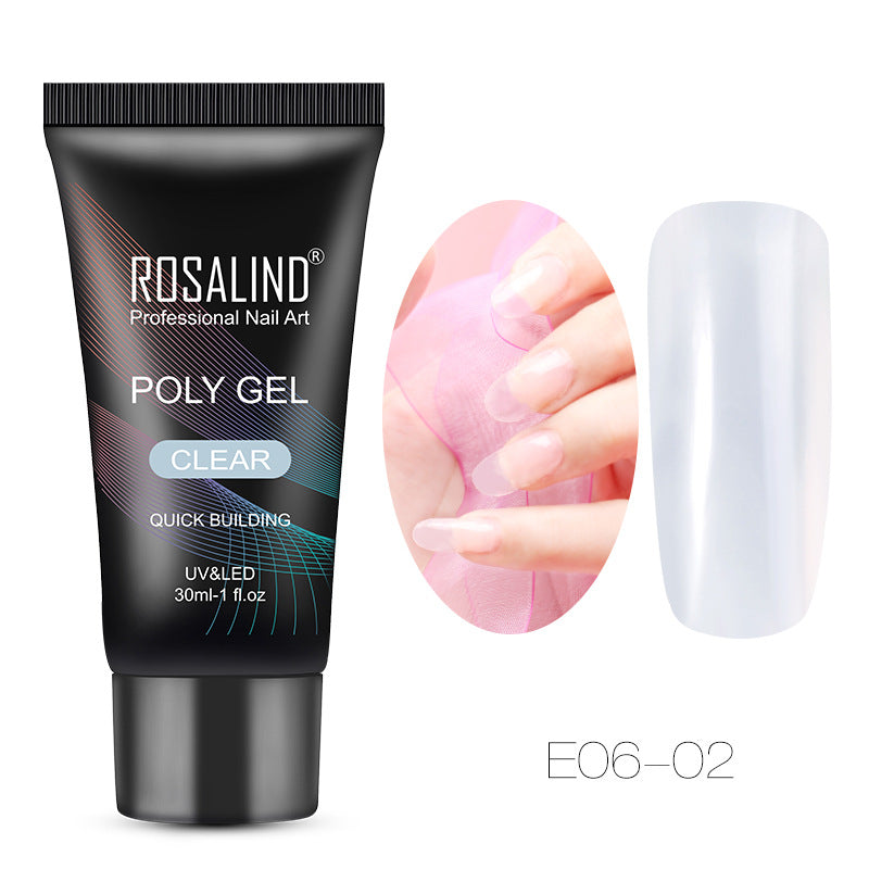 Ongles en cristal, modèle d'ongles, extension d'ongles