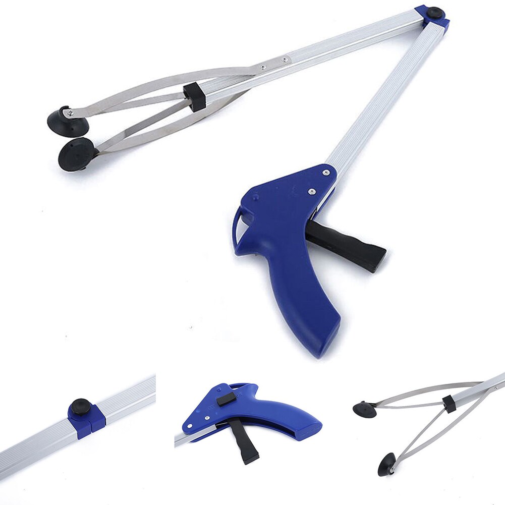 Pince à déchets pliable en alliage d'aluminium, dispositif de ramassage des déchets ménagers, pince à déchets hygiénique