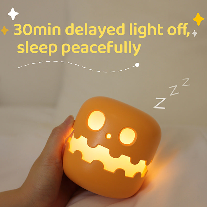 Lampe citrouille de chevet, décoration d'Halloween amusante, lumière d'ambiance pour chambres et salons, cadeau d'anniversaire pour enfants, décorations d'Halloween
