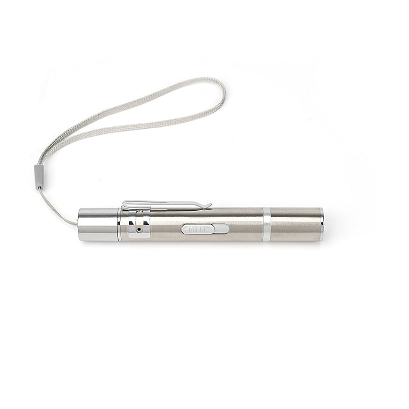 Jouet pour chat avec pointeur laser, pointeur lumineux LED rouge, jouet interactif pour chats et chiens d'intérieur, rechargeable par USB.