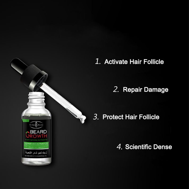Huiles essentielles pour la barbe : Entretien doux, Soin nourrissant, Huile essentielle réparatrice