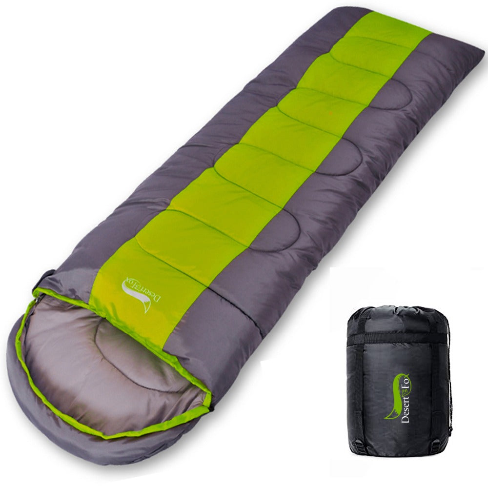 Sac de couchage de camping léger, chaud et froid, type enveloppe, idéal pour la randonnée et les voyages en plein air