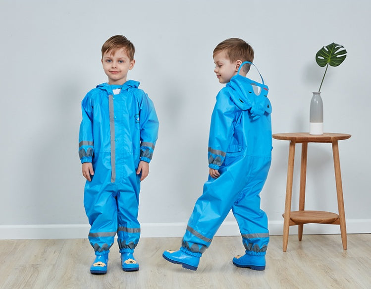 Imperméable écologique avec pantalon intégré pour enfants