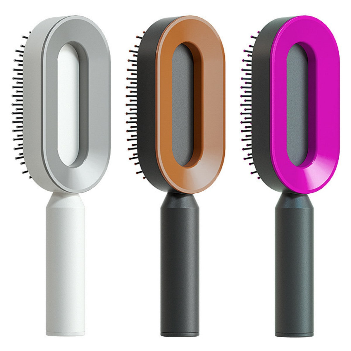 Brosse à cheveux autonettoyante pour femmes, nettoyage en une seule étape, anti-chute de cheveux, massage du cuir chevelu par airbag, peigne antistatique.