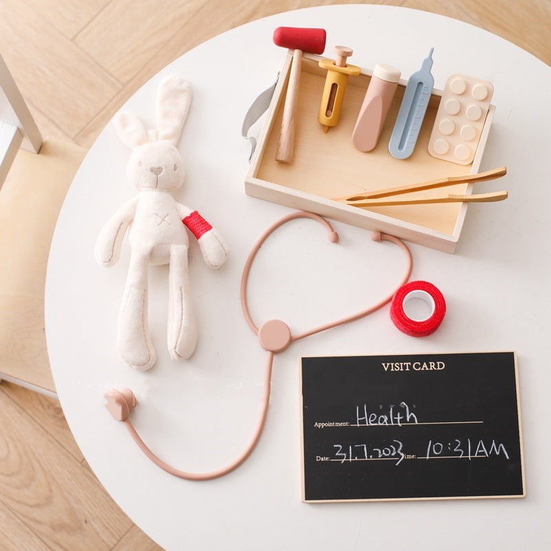 Maison de jeu pour enfants Petit Docteur Jouet Stéthoscope Jouet éducatif