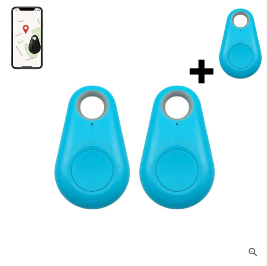 Localisateur d'objets anti-perte en forme de goutte d'eau compatible Bluetooth