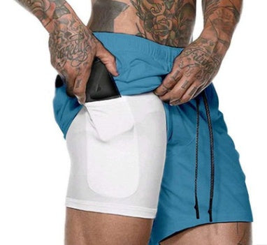 Short de compression à poches