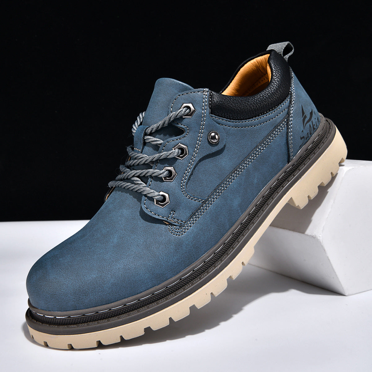 Bottes de travail de style britannique pour hommes branchés