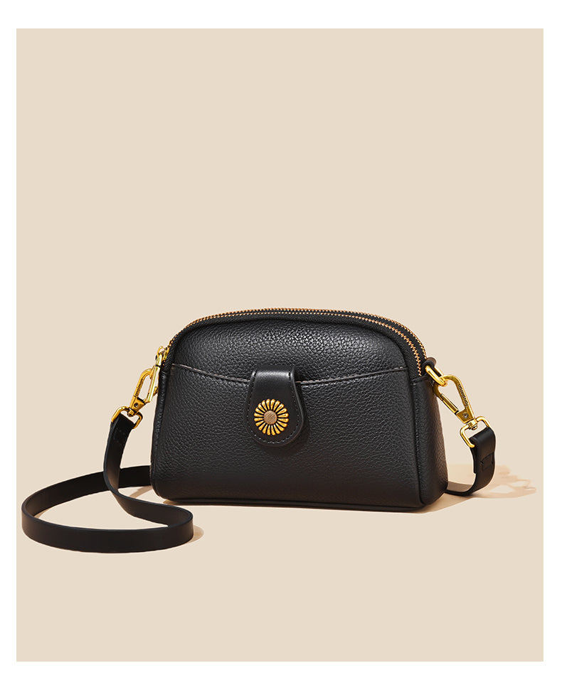 Sac bandoulière PU souple fermoir lettre – Printemps été