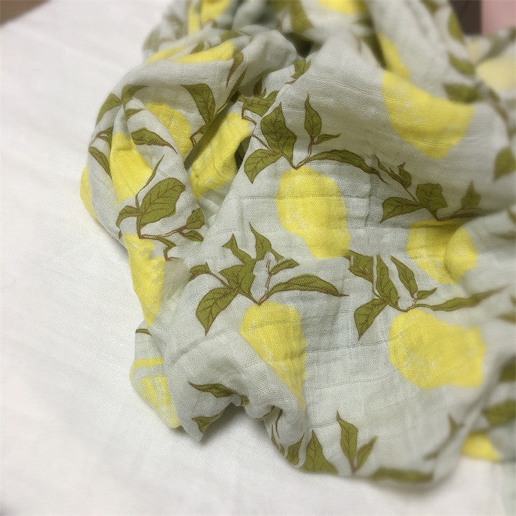 Couverture d'emmaillotage pour bébé en coton biologique naturel
