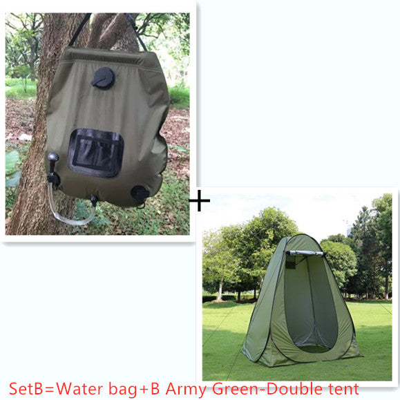 Douche et toilettes portables avec intimité, tente de camping automatique, protection UV, tente de voyage, vestiaire d'extérieur, abri solaire de plage
