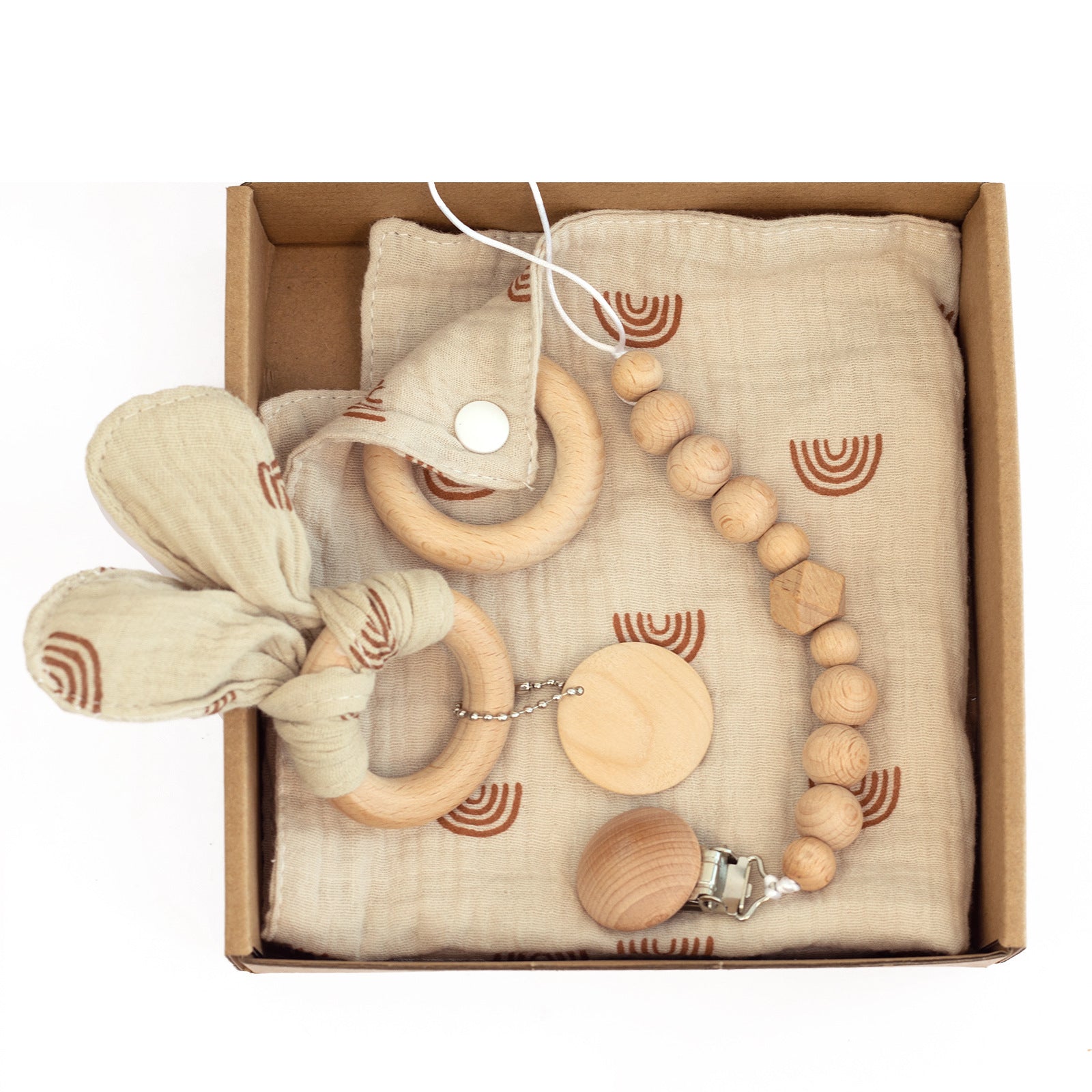 Coffret cadeau de jouets de dentition pour bébé