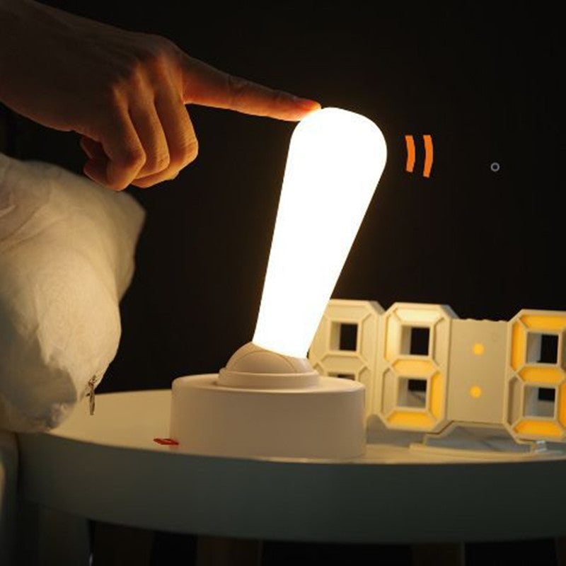 Lampe d'ambiance à bascule pour chambre à coucher, lampe murale en silicone rechargeable USB, petite veilleuse décorative en silicone pour la maison