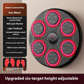 Machine de boxe musicale domestique avec lumière RGB, compatible Bluetooth, mode adulte, vitesse réglable pour kickboxing, karaté et fitness à domicile