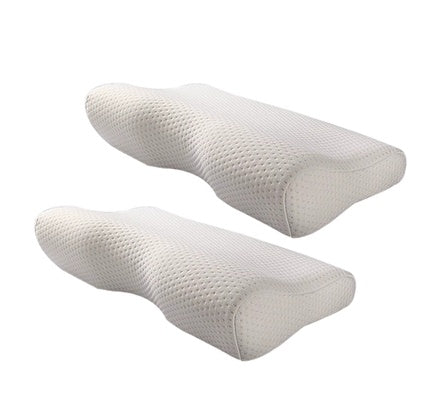Oreiller cervical à mémoire de forme – Forme papillon ergonomique