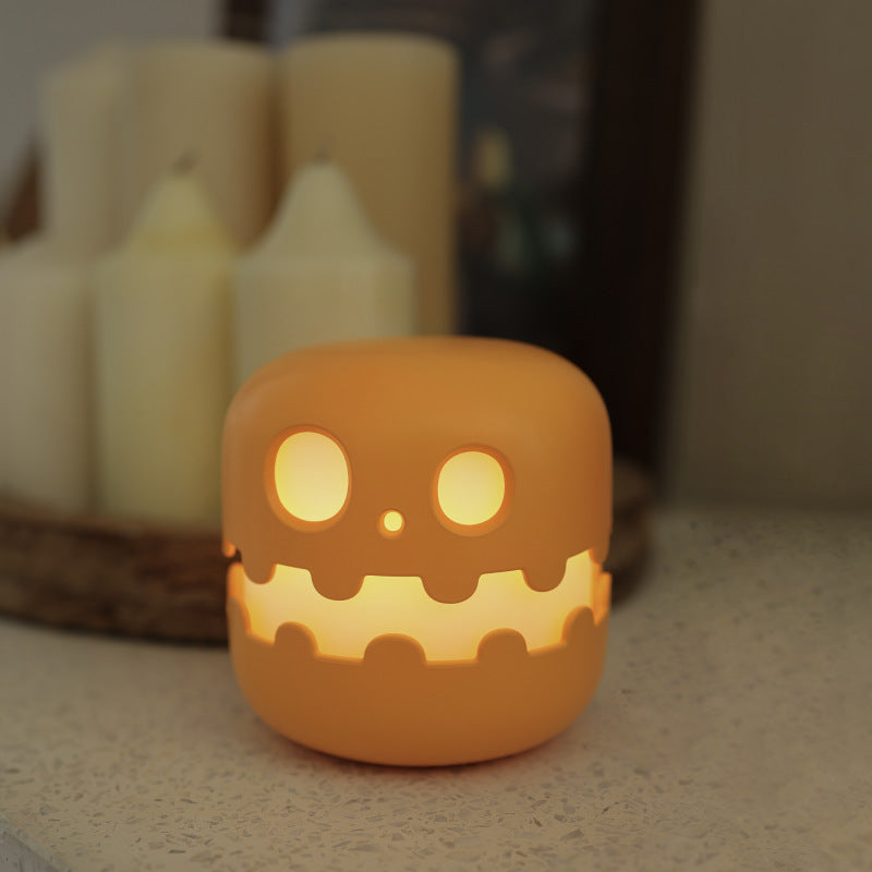 Lampe citrouille de chevet, décoration d'Halloween amusante, lumière d'ambiance pour chambres et salons, cadeau d'anniversaire pour enfants, décorations d'Halloween