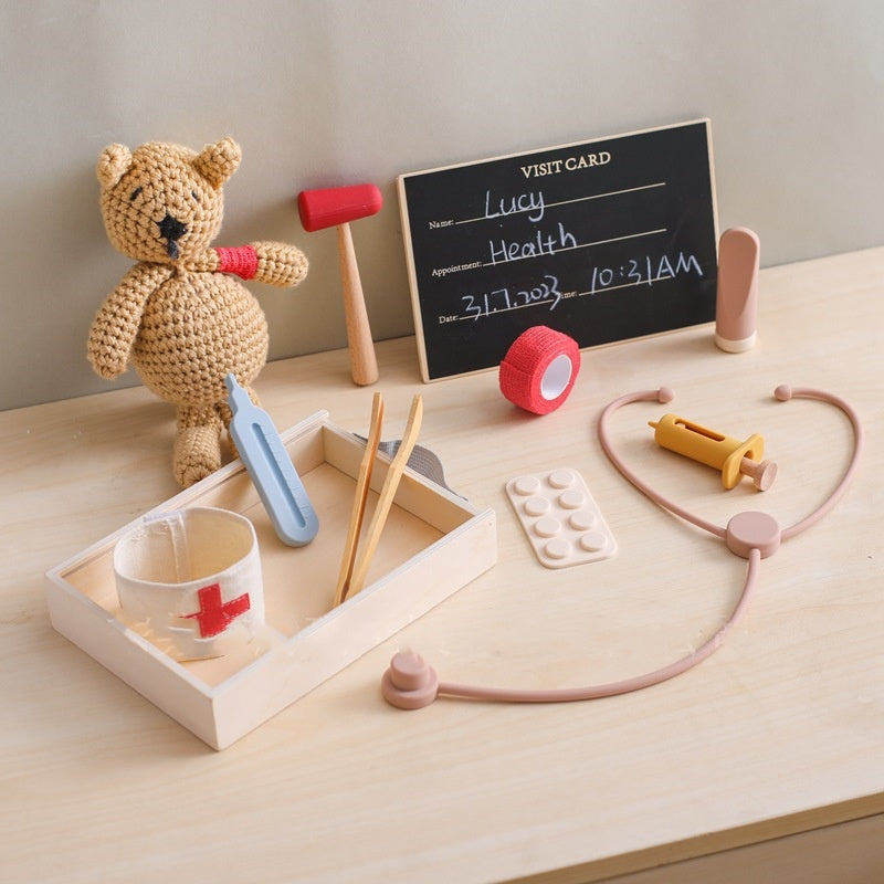 Maison de jeu pour enfants Petit Docteur Jouet Stéthoscope Jouet éducatif