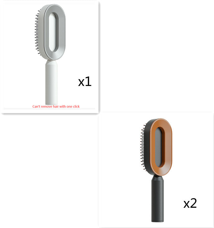 Brosse à cheveux autonettoyante pour femmes, nettoyage en une seule étape, anti-chute de cheveux, massage du cuir chevelu par airbag, peigne antistatique.