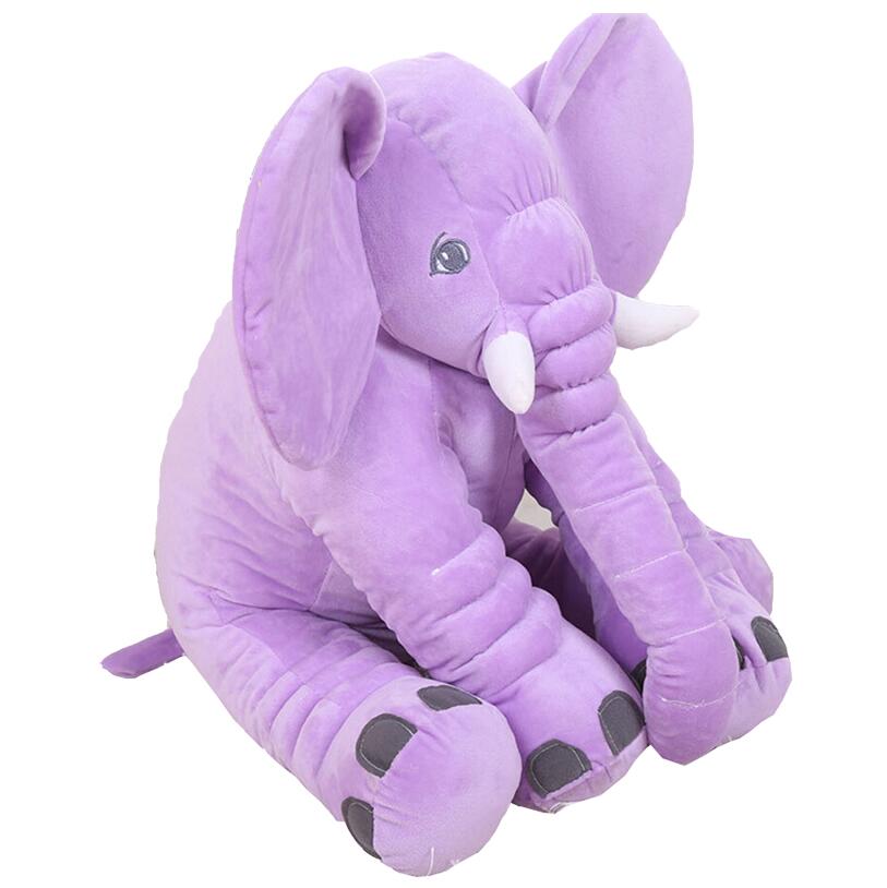 Poupée éléphant en peluche, oreiller éléphant, poupée réconfortante pour bébé