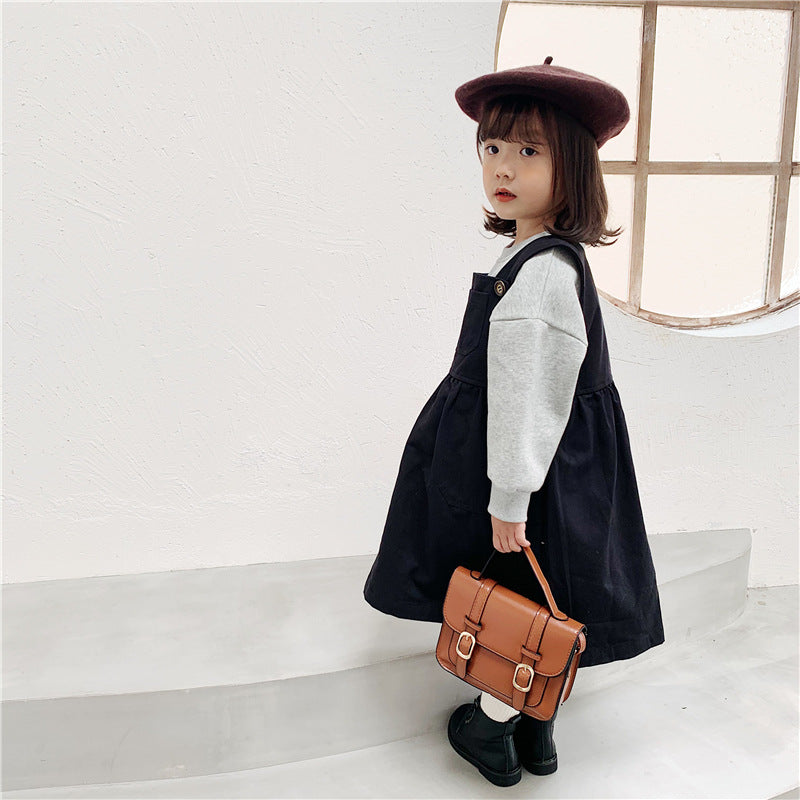 Robe jupe unie pour fille