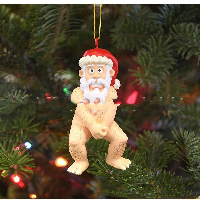 Décoration en résine Père Noël nu