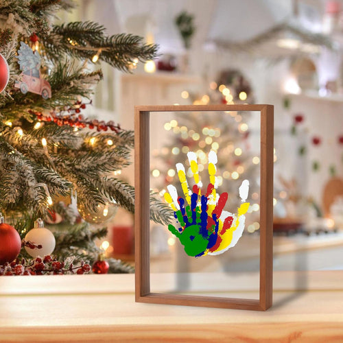 Cadre photo à empreintes de mains DIY – Kit souvenir artistique