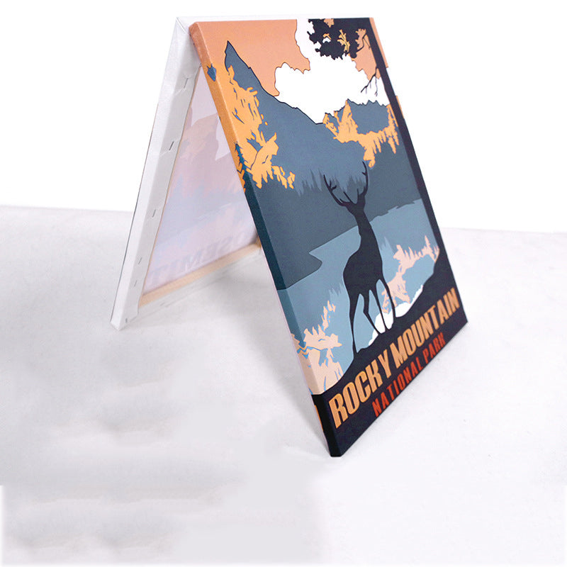 Peinture à l'huile représentant Jésus et les moutons - Cadeau de foi pour les chrétiens - Toile encadrée