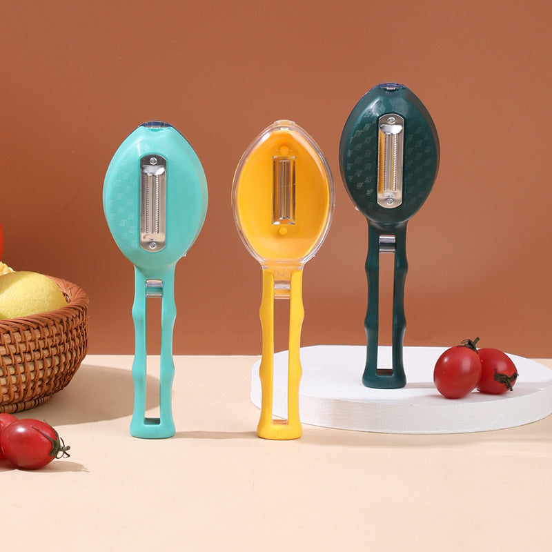 Couteau à éplucher avec couvercle de rangement, éplucheur de fruits et de pommes de terre, ustensiles de cuisine