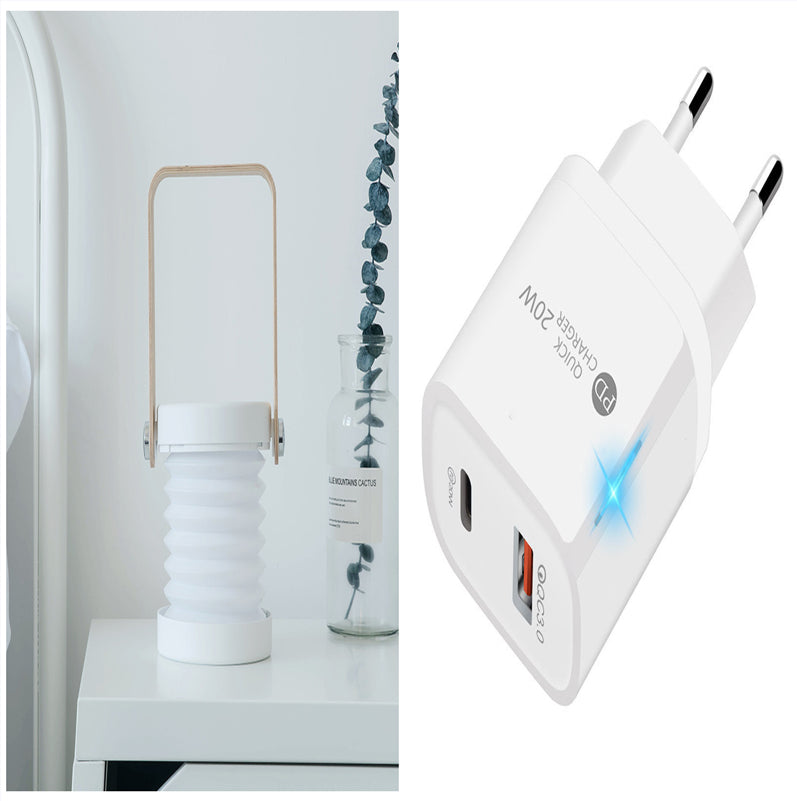 Lampe de nuit LED pliable, tactile et à intensité variable, rechargeable par USB, idéale pour la décoration intérieure.
