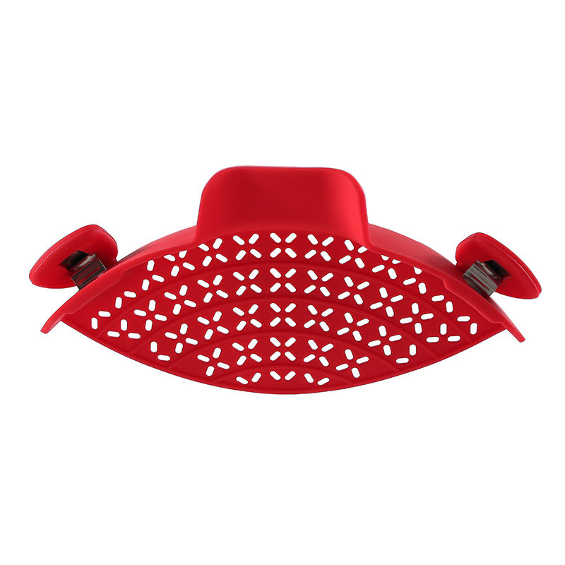 Bouchon d'égouttage latéral en silicone pour casserole, accessoire de cuisine