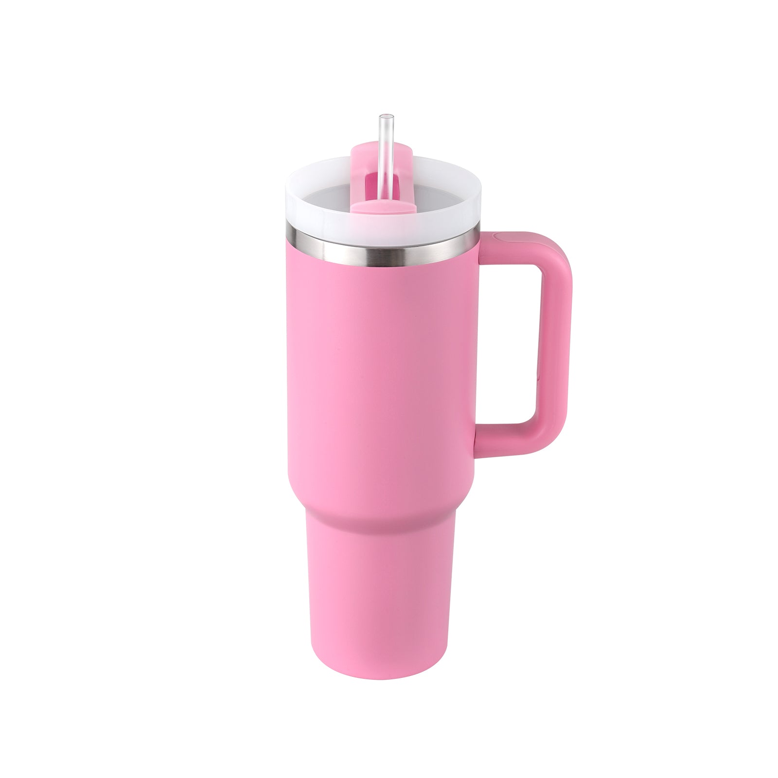 Gobelet isotherme 1,2 L avec anse et paille – Acier inoxydable anti-fuites