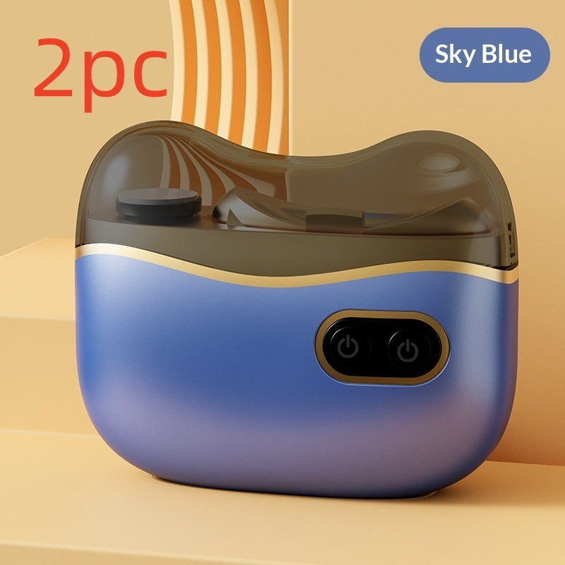 Coupe-ongles électrique portable et silencieux, sans fil et rechargeable, pour une utilisation à domicile. Conception sûre anti-pincement pour les ongles des mains et des pieds.